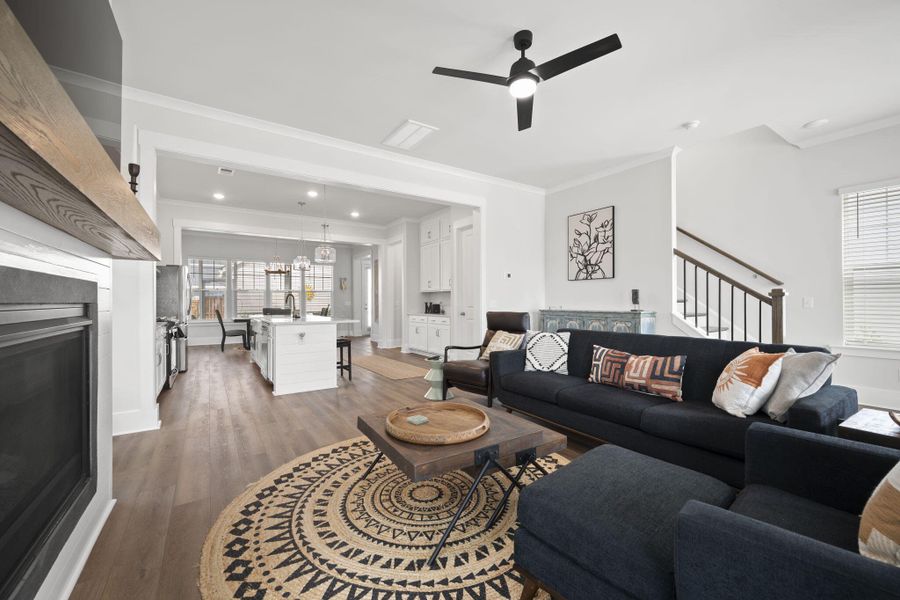 Furnished interior view inside a new home in Midtown at Nexton, Summerville (Image 36).