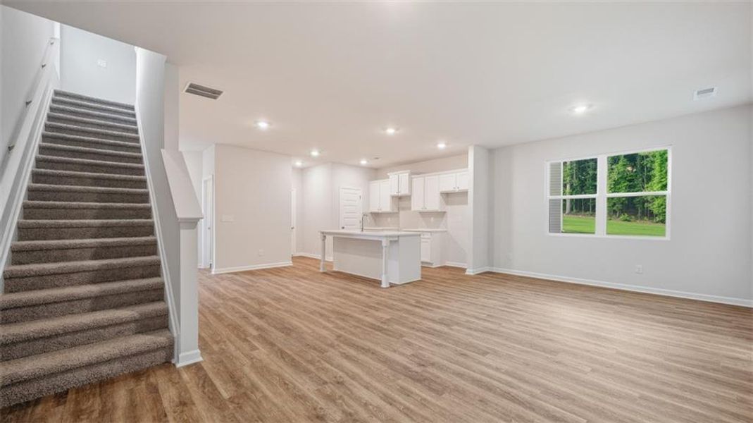 Spacious, unfurnished interior of a new home in Brookland Commons, Monroe (Image 18).