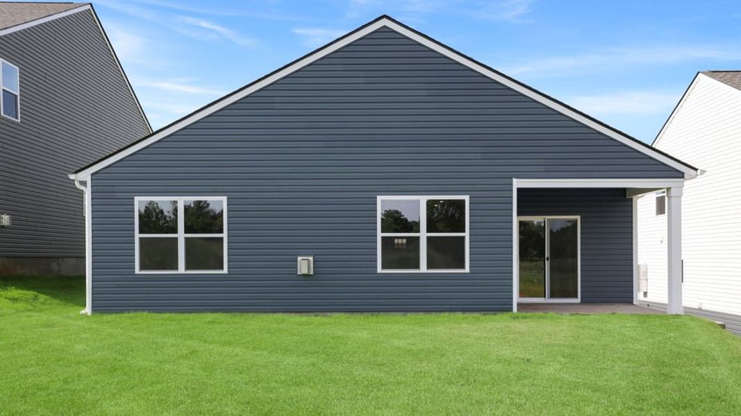 Exterior details and patio area of a home in Benjamin's Grove, Woodruff (Image 21).
