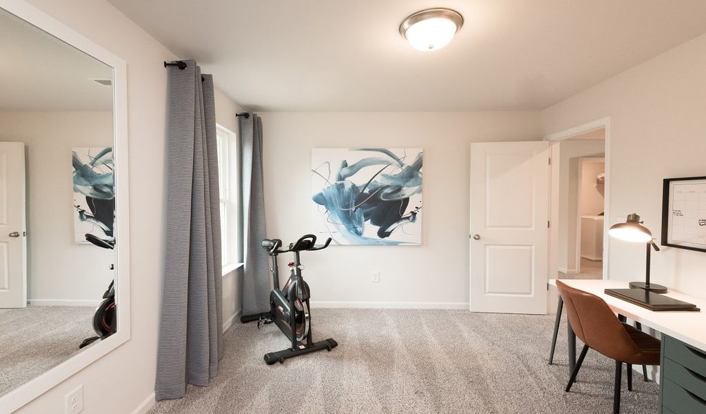Furnished interior view inside a new home in Hawthorne Station, College Park (Image 14).