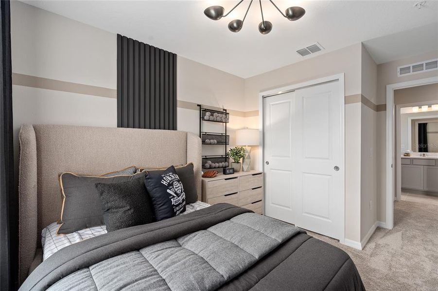 Furnished interior view inside a new home in EverBe, Orlando (Image 17).