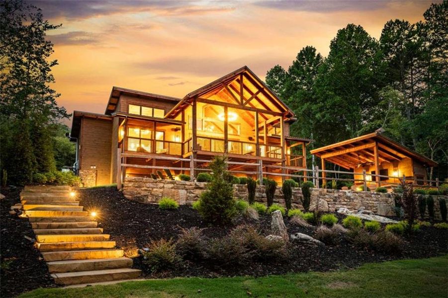 Front exterior of a new home in , Epworth, GA, highlighting curb appeal (Image 19).