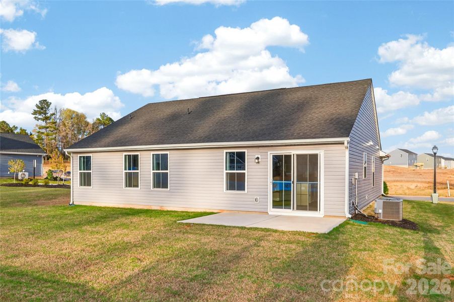 Exterior details and patio area of a home in Basildon, Lancaster (Image 4).