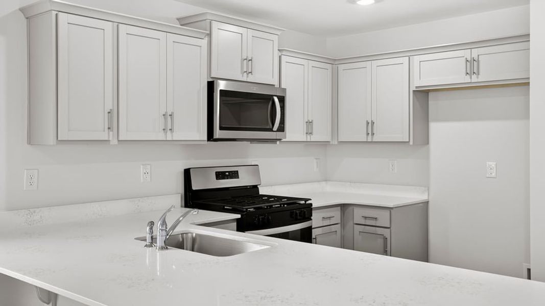 Furnished interior view inside a new home in Tyger Pines, Moore (Image 9).