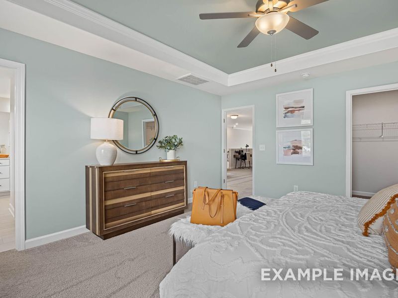 Furnished interior view inside a new home in Woodland Crossing, Zebulon (Image 30).