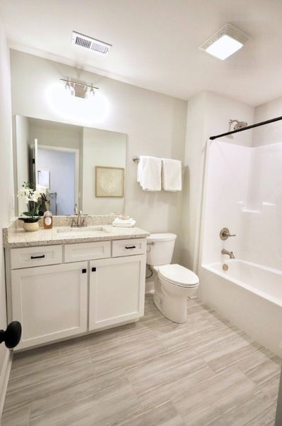 Furnished interior view inside a new home in The Abaco, Cleveland (Image 19). Furnished interior view inside a new home in The Abaco, Cleveland (Image 19).