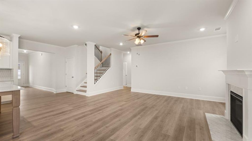 Spacious, unfurnished interior of a new home in Holland Estates, Powder Springs (Image 52). Spacious, unfurnished interior of a new home in Holland Estates, Powder Springs (Image 52).