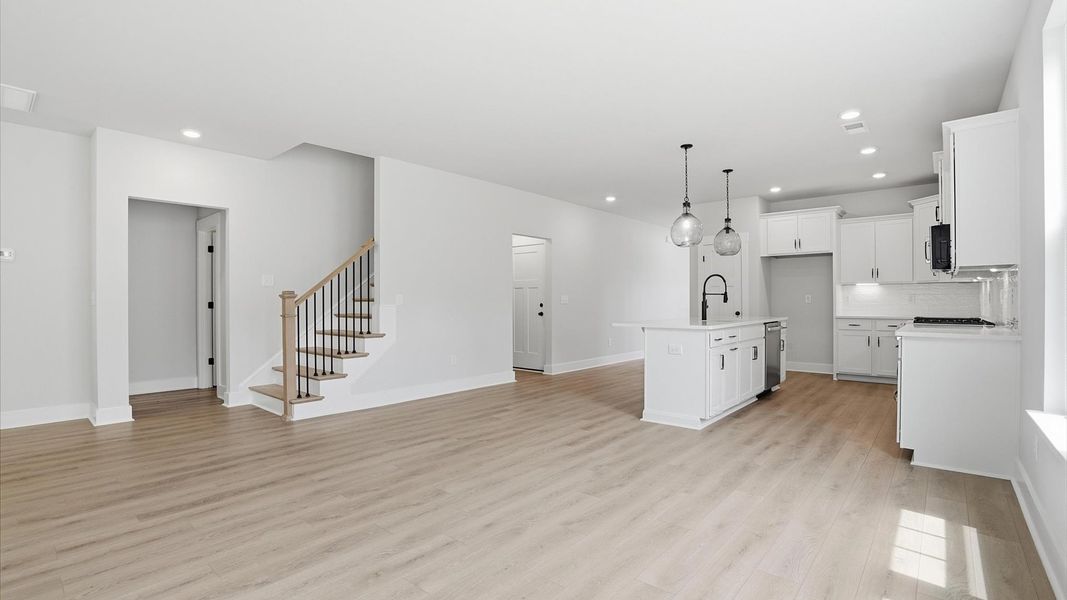 Charming breakfast area blends comfort and function, providing a casual dining space with timeless appeal near Lake Hartwell
