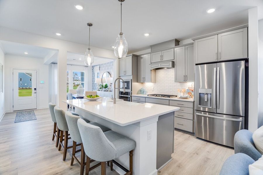 Furnished interior view inside a new home in Silverstone, Knightdale (Image 7).