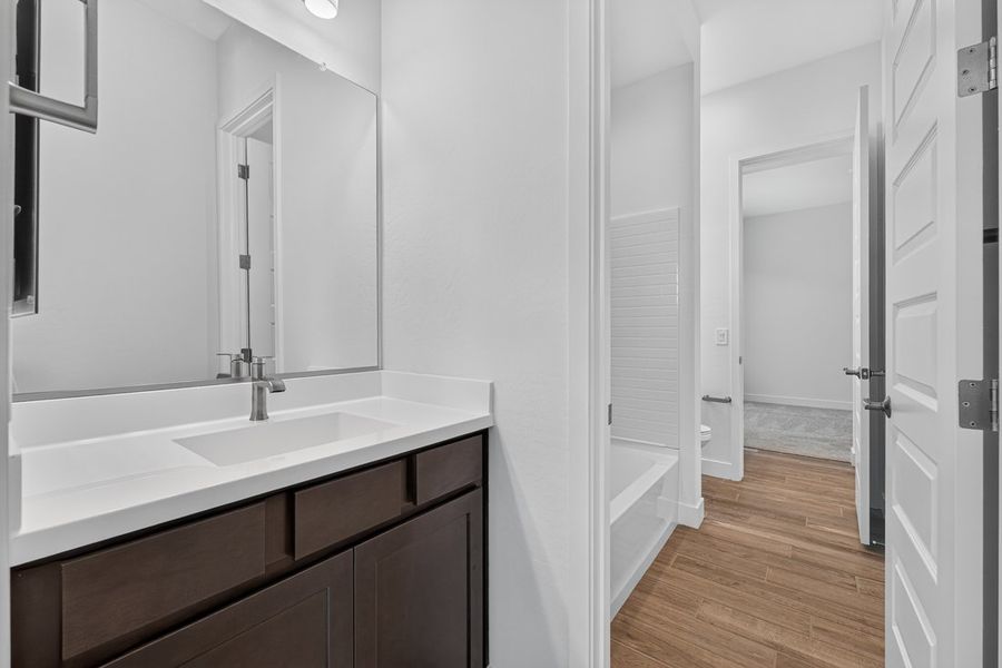 Furnished interior view inside a new home in Combs Ranch, San Tan Valley (Image 15).