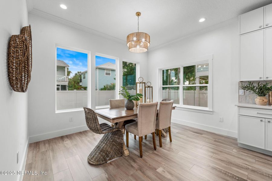 Furnished interior view inside a new home in , Jacksonville Beach (Image 5). Furnished interior view inside a new home in , Jacksonville Beach (Image 5).