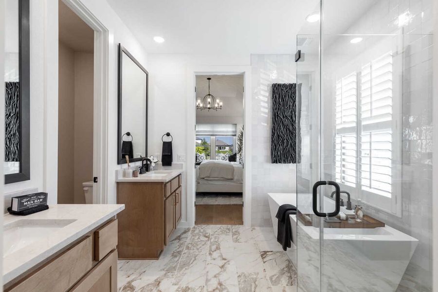 Representative Primary Bathroom - some options shown