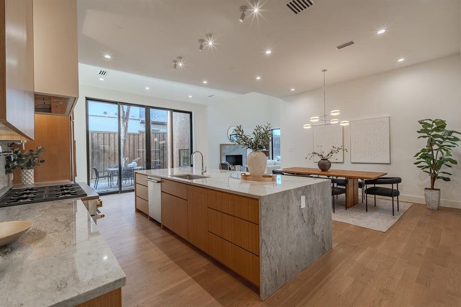 Furnished interior view inside a new home in , Dallas (Image 27).