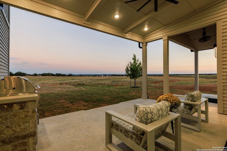 Exterior details and patio area of a home in , Fredericksburg (Image 28). Exterior details and patio area of a home in , Fredericksburg (Image 28).