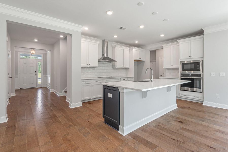 Furnished interior view inside a new home in The Enclave at French Quarter Creek, Huger (Image 3).
