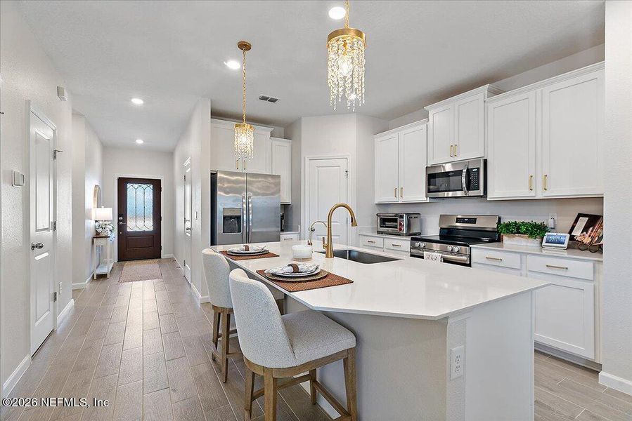 Furnished interior view inside a new home in Edenbrooke at Hyland Trail | 55+, Green Cove Springs (Image 11).