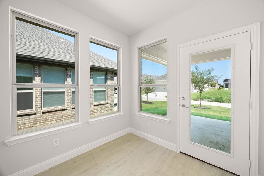 Front exterior of a new home in Redden Farms – Active Adult, Midlothian, TX, highlighting curb appeal (Image 28). Front exterior of a new home in Redden Farms – Active Adult, Midlothian, TX, highlighting curb appeal (Image 28).