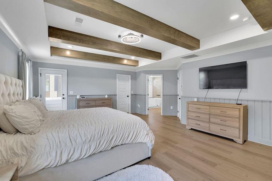 Furnished interior view inside a new home in , Flowery Branch (Image 45).