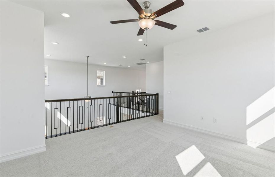 Game room on second floor