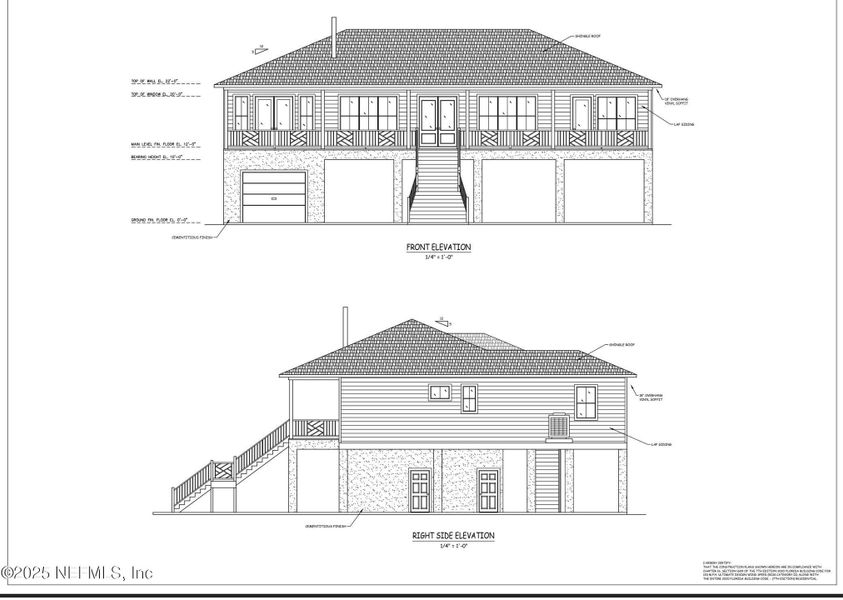 Exterior rendering of this home design in , Jacksonville, FL (Image 1).