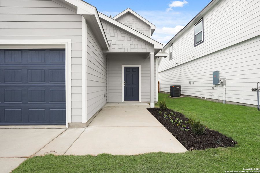 Exterior details and patio area of a home in Dauer Ranch, New Braunfels (Image 3). Exterior details and patio area of a home in Dauer Ranch, New Braunfels (Image 3).