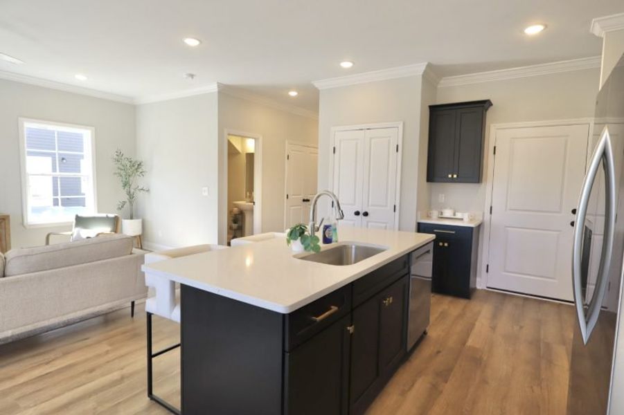 Furnished interior view inside a new home in The Eleuthera, Chattanooga (Image 21).