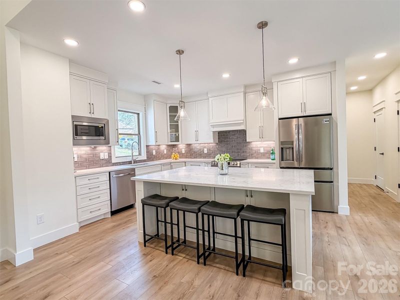 Furnished interior view inside a new home in , Newton (Image 41).