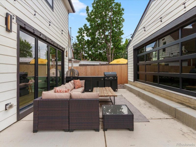 Exterior details and patio area of a home in , Denver (Image 29).