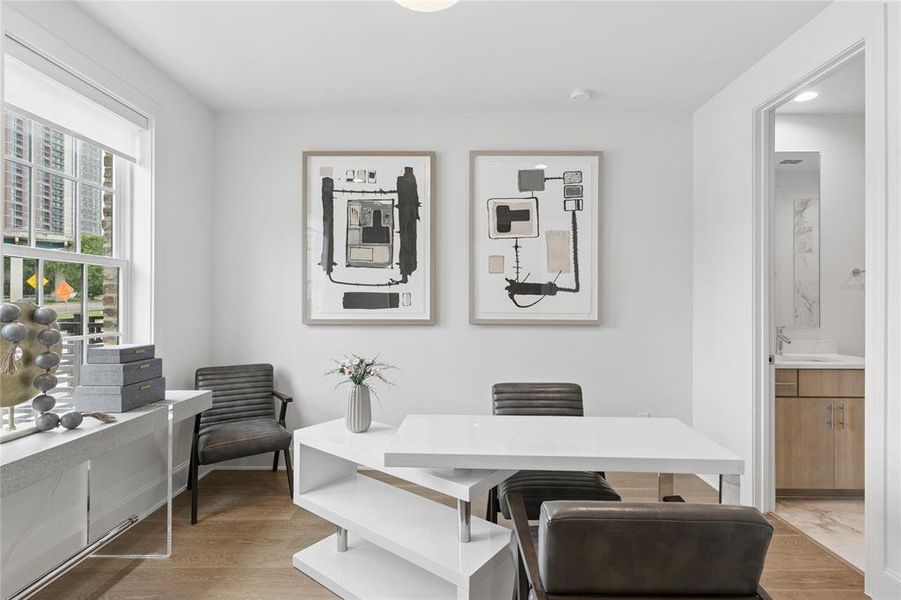 Image of model home with similar floorplan. Image of model home with similar floorplan.