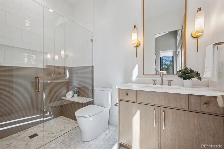 Furnished interior view inside a new home in , Monument (Image 36).