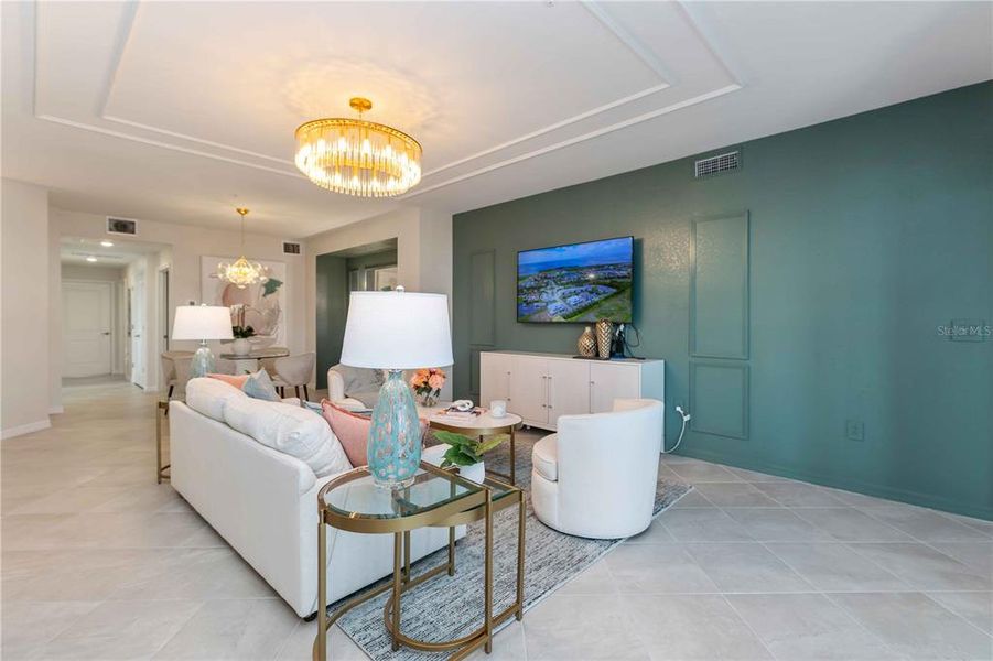 Furnished interior view inside a new home in Legends Cove, Bradenton (Image 7).