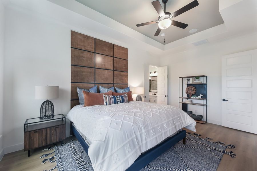 Furnished interior view inside a new home in Westside Preserve, Midlothian (Image 39).