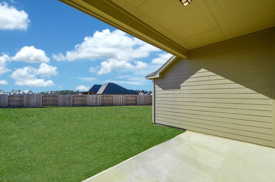 Representative exterior details of a home built from the Floor Plan 2922 by Colina Homes in Grand Magnolia, Magnolia (Image 4).