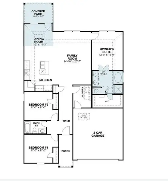2D floor plan layout of this home in Moran Ranch, Willis, TX (Image 3). 2D floor plan layout of this home in Moran Ranch, Willis, TX (Image 3).