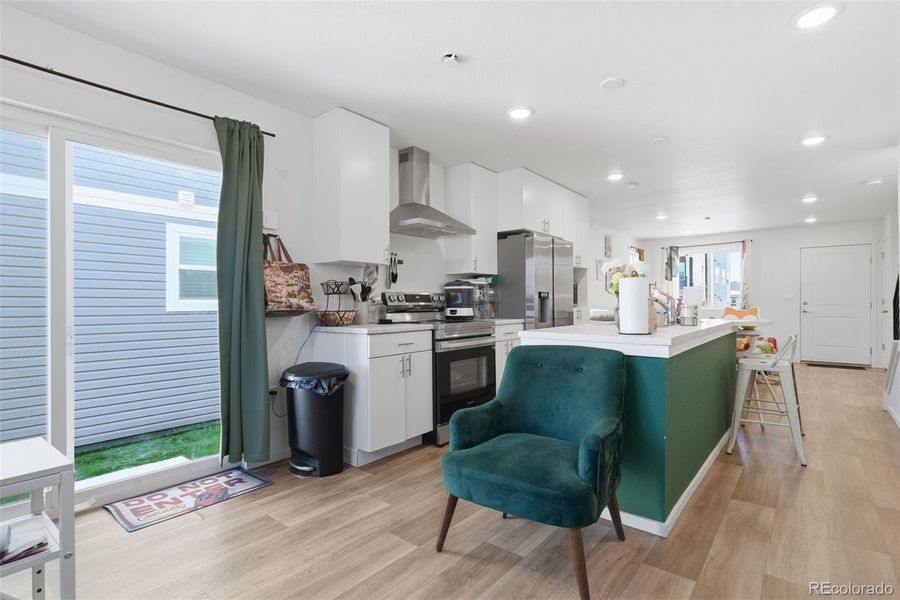 Furnished interior view inside a new home in , Denver (Image 14).