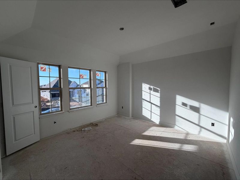 Construction progress - third bedroom