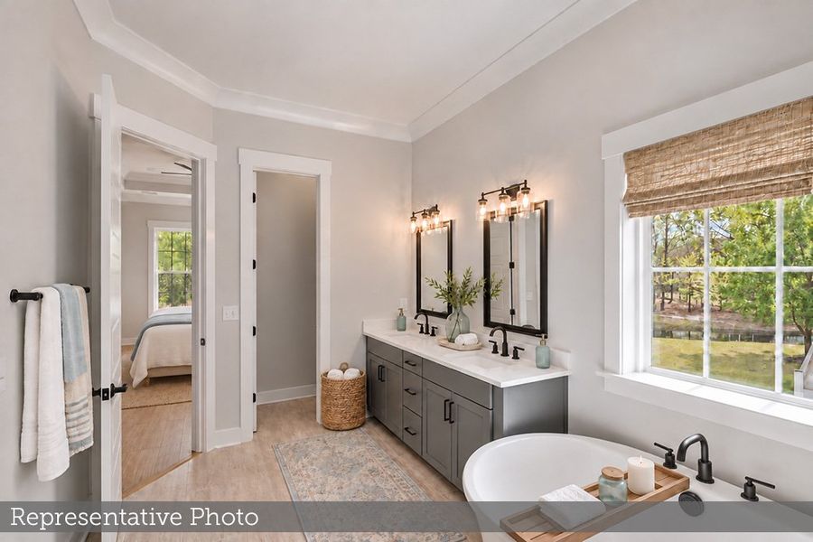 Furnished interior view inside a new home in Discover Series - Elevate, Charleston (Image 6).