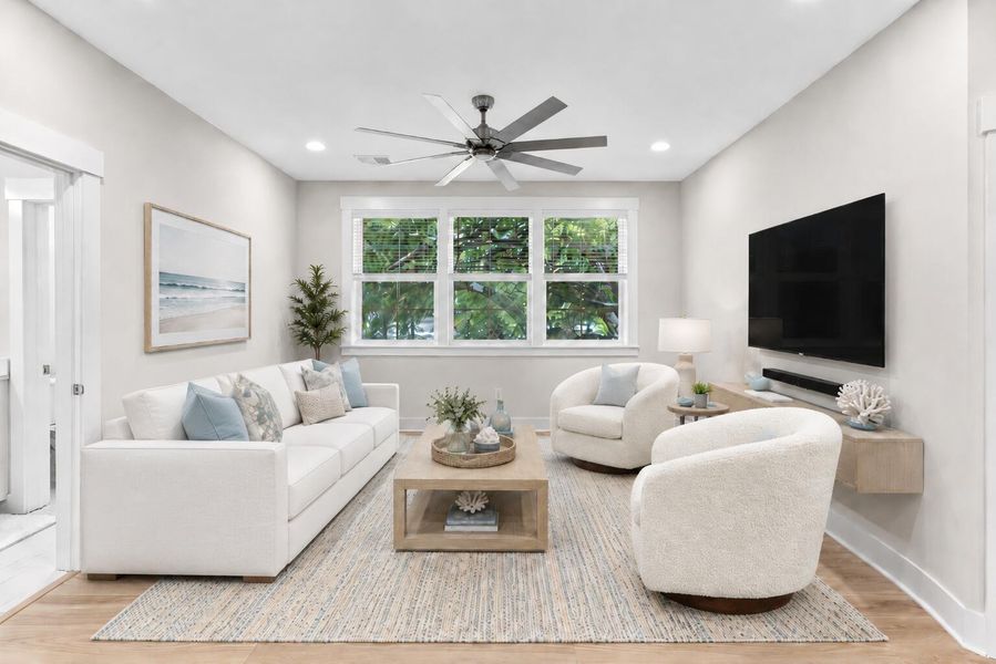 Furnished interior view inside a new home in Fiddler Cove, Mount Pleasant (Image 34).