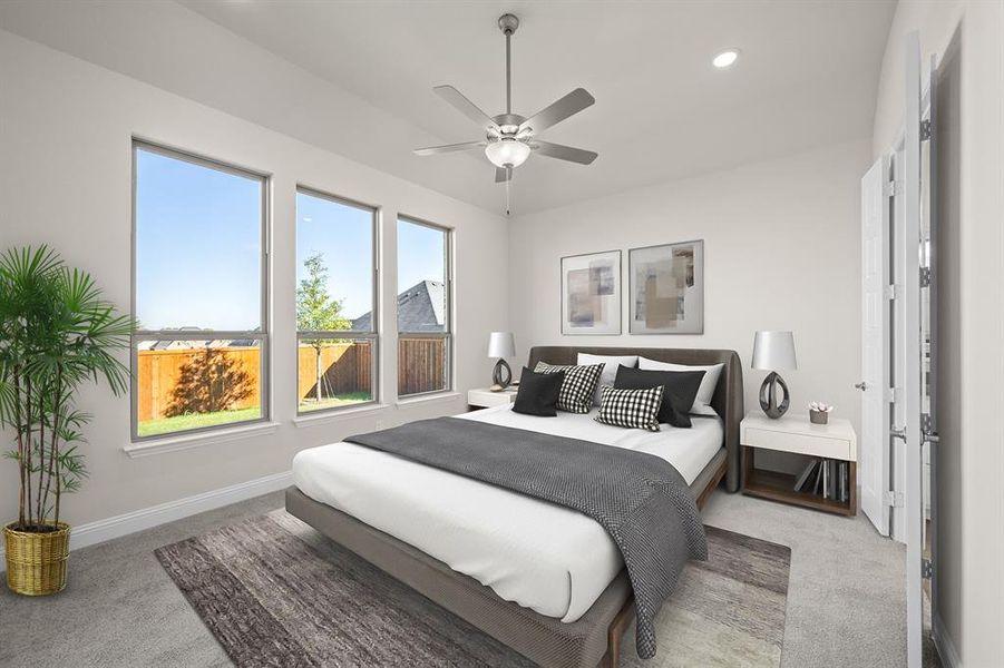 2314 Meek Woods - Primary Bedroom Virtually Staged