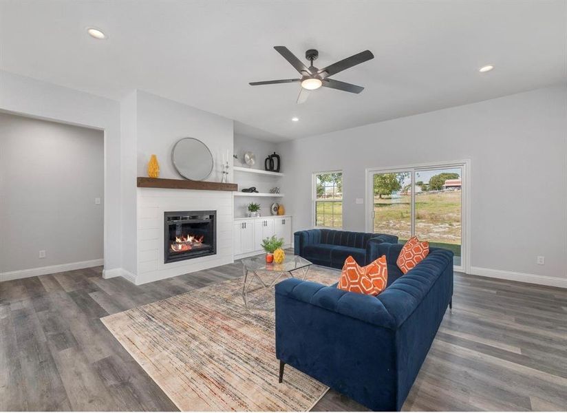 Furnished interior view inside a new home in , Azle (Image 6).