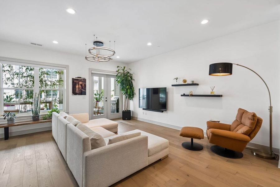 Furnished interior view inside a new home in , Charleston (Image 8).