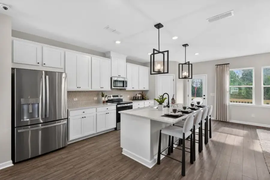 Furnished interior view inside a new home in Dreycott, Lawrenceville (Image 11).