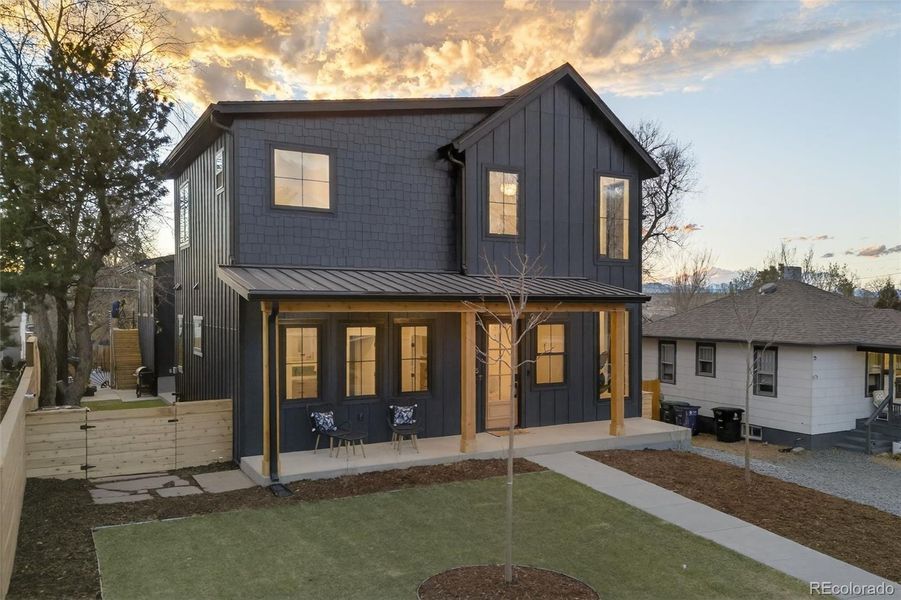 Front exterior of a new home in , Denver, CO, highlighting curb appeal (Image 21).