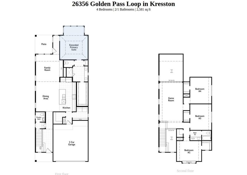 Spec Floorplan Spec Floorplan