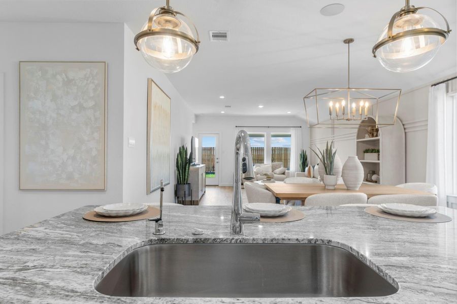 Close-up of interior finishes inside a home in , Iowa Colony (Image 21).