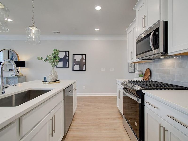 Furnished interior view inside a new home in Cherokee Township, Acworth (Image 15).