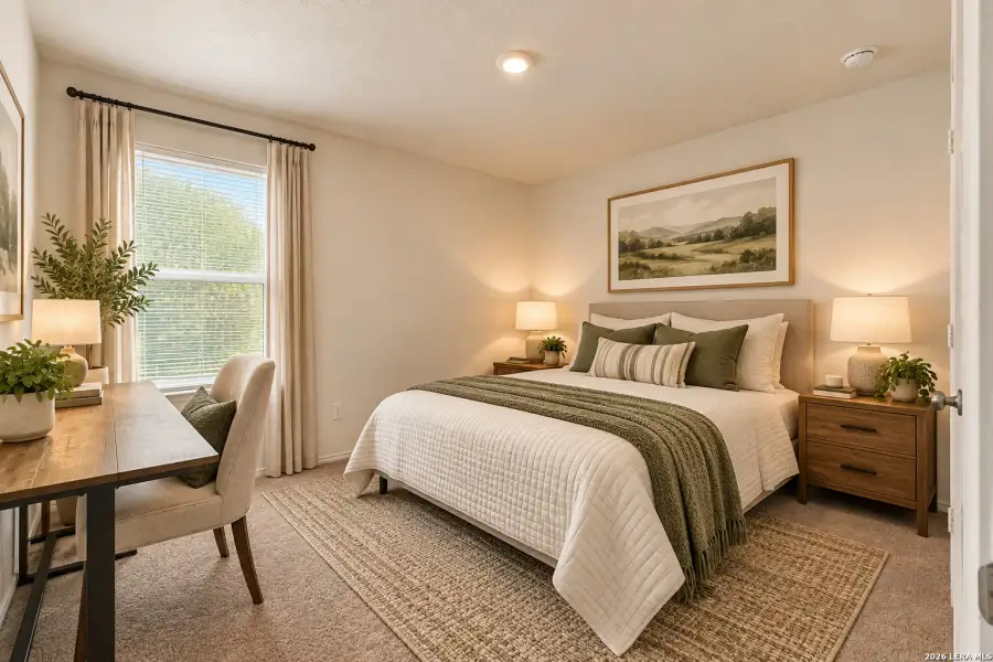 Furnished interior view inside a new home in Ruby Crossing, San Antonio (Image 8).
