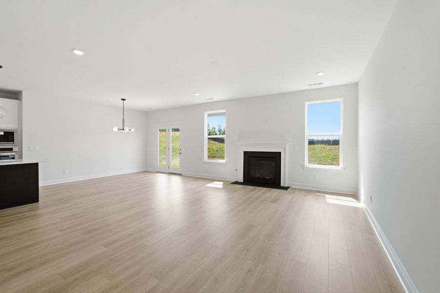 Spacious, unfurnished interior of a new home in Dorris Farm, White House (Image 44).