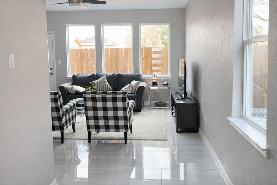 Furnished interior view inside a new home in , Houston (Image 6).