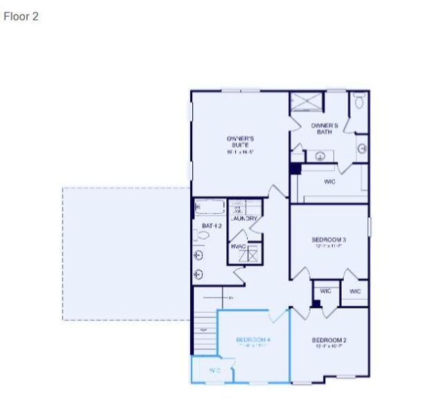 2D floor plan layout of this home in , Summerville, SC (Image 3).